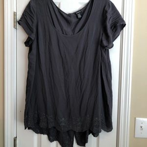 Grey torrid blouse